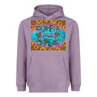 Lavender coffee teach repeat Heavyweight Hoodie - HRA Design Shop