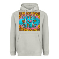 Moon Dust coffee teach repeat Heavyweight Hoodie - HRA Design Shop