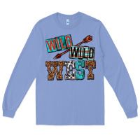Colony Blue wild wild west Long Sleeve Tee - texasbilliewilder