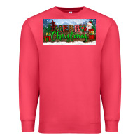 Cardinal merry christmas with santa claus license plate Premium Sweatshirt - BundleAndBundleShop