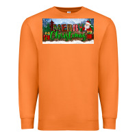 Carrot merry christmas with santa claus license plate Premium Sweatshirt - BundleAndBundleShop