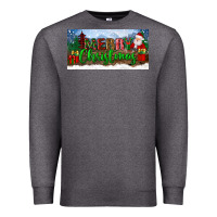 Merry Christmas With Santa Claus License Plate Premium Sweatshirt | Teevron