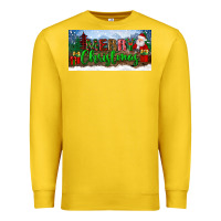 Lemon merry christmas with santa claus license plate Premium Sweatshirt - BundleAndBundleShop