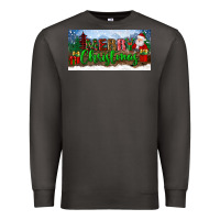Smoke merry christmas with santa claus license plate Premium Sweatshirt - BundleAndBundleShop