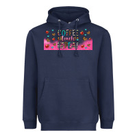 Navy coffee teach repeat teacher libbey glass Heavyweight Hoodie - HRA Design Shop