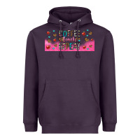 Plum coffee teach repeat teacher libbey glass Heavyweight Hoodie - HRA Design Shop