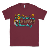 Burgundy a lot can happen in three days Classic Tee - Zillion Design Studio