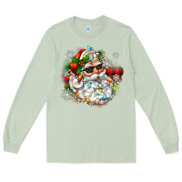 Matcha santa with sunglasses christmas Long Sleeve Tee - Zillion Design Studio