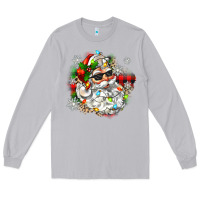 Moon Dust santa with sunglasses christmas Long Sleeve Tee - Zillion Design Studio