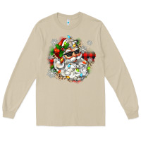 Mushroom santa with sunglasses christmas Long Sleeve Tee - Zillion Design Studio