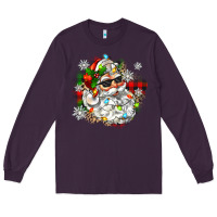 Plum santa with sunglasses christmas Long Sleeve Tee - Zillion Design Studio