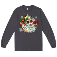Smoke santa with sunglasses christmas Long Sleeve Tee - Zillion Design Studio