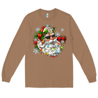 Toasted Coconut santa with sunglasses christmas Long Sleeve Tee - Zillion Design Studio