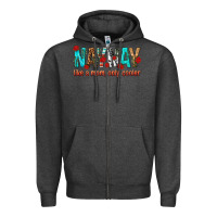 Charcoal Heather naynay like a mom only cooler Zipper Hoodie - texasbilliewilder