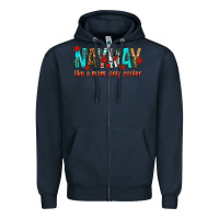 Navy naynay like a mom only cooler Zipper Hoodie - texasbilliewilder