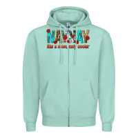 Seafoam naynay like a mom only cooler Zipper Hoodie - texasbilliewilder