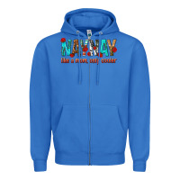 True Royal naynay like a mom only cooler Zipper Hoodie - texasbilliewilder