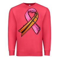 Cardinal breast cancer sport ribbons Premium Sweatshirt - AdoDesignShop