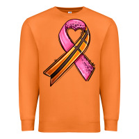 Carrot breast cancer sport ribbons Premium Sweatshirt - AdoDesignShop