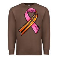 Chestnut breast cancer sport ribbons Premium Sweatshirt - AdoDesignShop