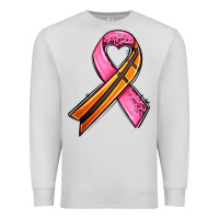 Dove Grey breast cancer sport ribbons Premium Sweatshirt - AdoDesignShop