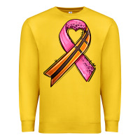 Lemon breast cancer sport ribbons Premium Sweatshirt - AdoDesignShop
