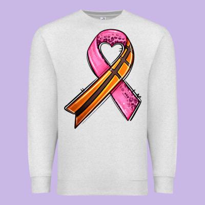 Breast Cancer Sport Ribbons Premium Sweatshirt Designed By Adodesignshop