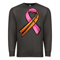 Smoke breast cancer sport ribbons Premium Sweatshirt - AdoDesignShop