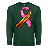Sports Green breast cancer sport ribbons Premium Sweatshirt - AdoDesignShop