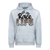 Heather Grey race life Urban Hoodie - MaliasSmallBusiness