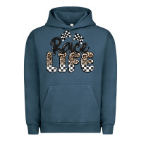 Pigment Midnight Navy race life Urban Hoodie - MaliasSmallBusiness