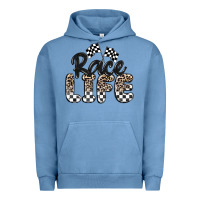 Pigment Pebble Blue race life Urban Hoodie - MaliasSmallBusiness