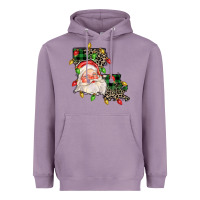 Lavender Louisiana map christmas santa Heavyweight Hoodie - FaDigitalArtStudio