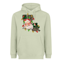 Matcha Louisiana map christmas santa Heavyweight Hoodie - FaDigitalArtStudio