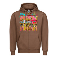 Chestnut my favorite calls me mama Zipper Hoodie - texasbilliewilder