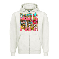 Oatmeal Heather my favorite calls me mama Zipper Hoodie - texasbilliewilder