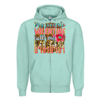 Seafoam my favorite calls me mama Zipper Hoodie - texasbilliewilder