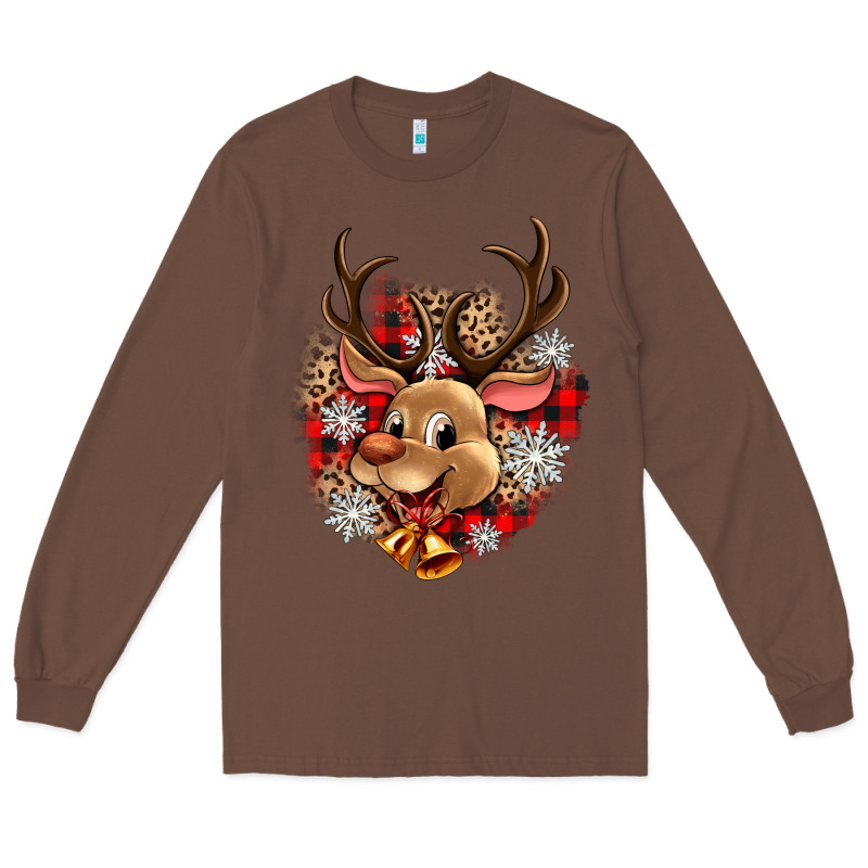 Reindeer Christmas Long Sleeve Tee by Zillion Design Studio | Teevron