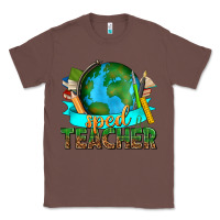 Chestnut sped teacher with earth globe Classic Tee - texasbilliewilder