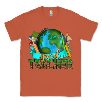 Copper sped teacher with earth globe Classic Tee - texasbilliewilder