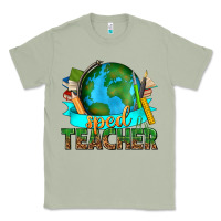 Matcha sped teacher with earth globe Classic Tee - texasbilliewilder