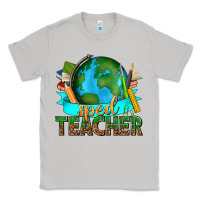 Moon Dust sped teacher with earth globe Classic Tee - texasbilliewilder