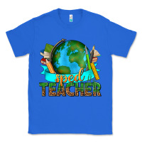 True Royal sped teacher with earth globe Classic Tee - texasbilliewilder