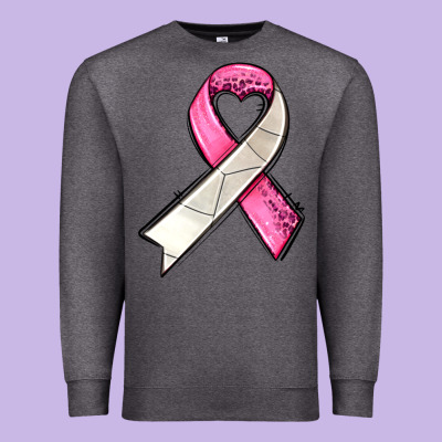 Breast Cancer Sport Ribbons Premium Sweatshirt Designed By Adodesignshop