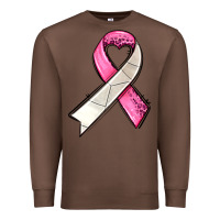 Chestnut breast cancer sport ribbons Premium Sweatshirt - AdoDesignShop