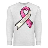 Oatmeal Heather breast cancer sport ribbons Premium Sweatshirt - AdoDesignShop