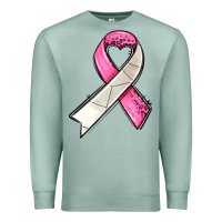 Seafoam breast cancer sport ribbons Premium Sweatshirt - AdoDesignShop