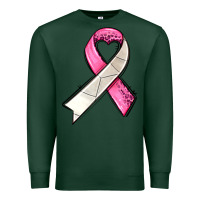 Sports Green breast cancer sport ribbons Premium Sweatshirt - AdoDesignShop