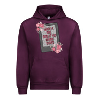 Mauve Wine when i die delete my kindle history Urban Hoodie - MaliasSmallBusiness