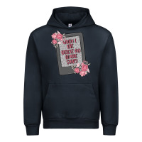 Navy when i die delete my kindle history Urban Hoodie - MaliasSmallBusiness